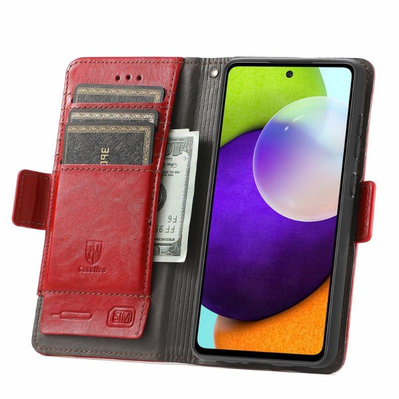 Etui Folio do Samsung Galaxy A52 5G / A52 4G / A52s 5G Skórzany Futerał Odwróć Biznes