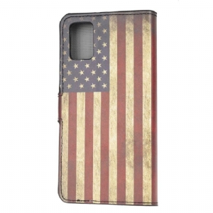 Etui Folio do Samsung Galaxy A52 5G / A52 4G / A52s 5G Vintage American Flag