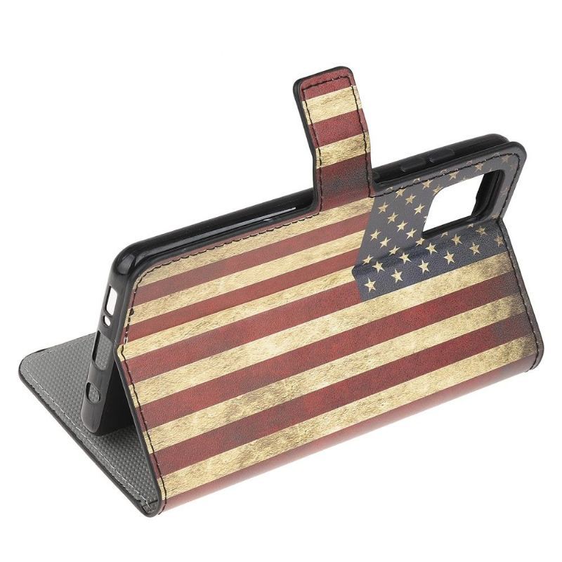 Etui Folio do Samsung Galaxy A52 5G / A52 4G / A52s 5G Vintage American Flag