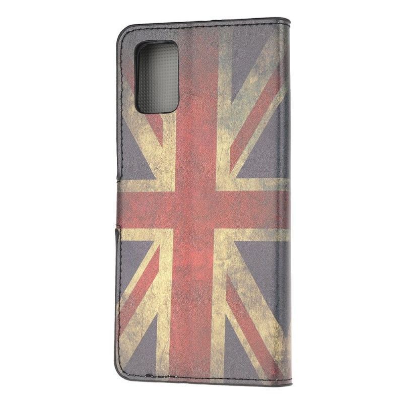 Etui Folio do Samsung Galaxy A52 5G / A52 4G / A52s 5G Vintage Flaga Brytyjska