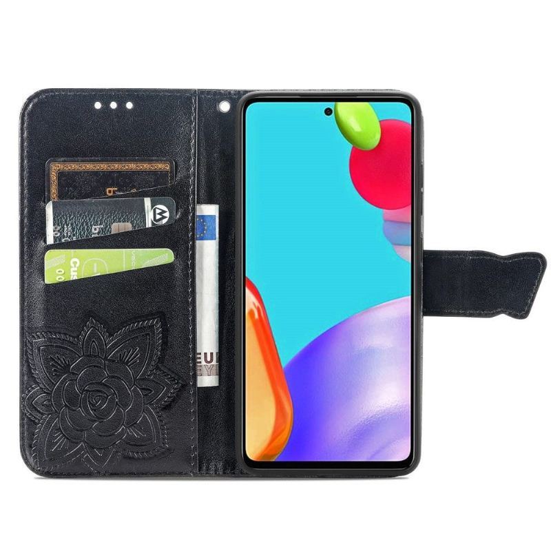 Etui Na Telefon Pokrowce do Samsung Galaxy A52 5G / A52 4G / A52s 5G Biznes Motyl Ulga