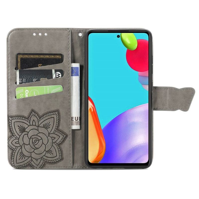 Etui Na Telefon Pokrowce do Samsung Galaxy A52 5G / A52 4G / A52s 5G Biznes Motyl Ulga