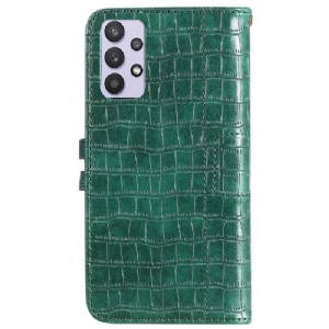 Obudowa Etui Na Telefon do Samsung Galaxy A52 5G / A52 4G / A52s 5G Croc Effect Skórzany Styl