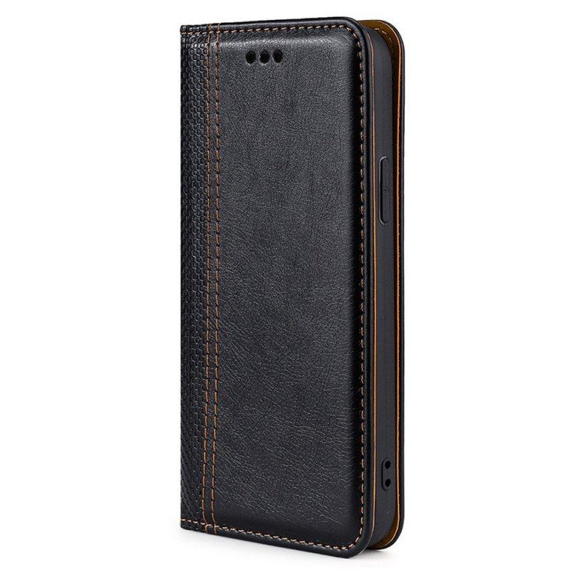 Etui Na Telefon do Honor 50 SE Etui Folio Skórzane Szwy Liczi