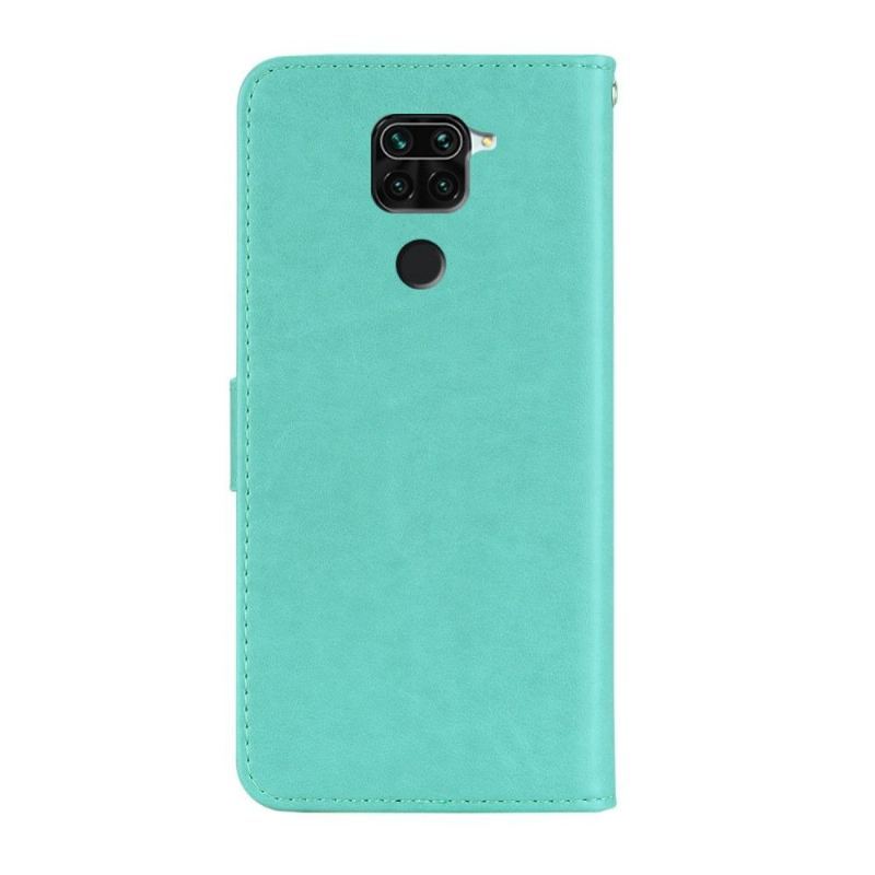 Etui Folio do Xiaomi Redmi Note 9 Obrzeża Wytłaczana Sowa