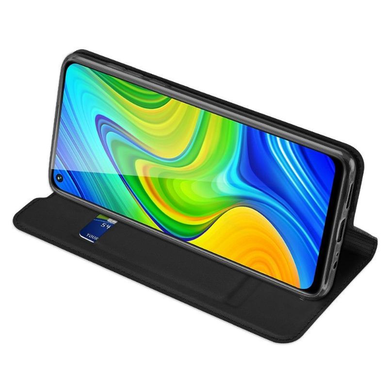 Etui Folio do Xiaomi Redmi Note 9 Satynowa Powłoka