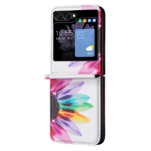 Etui Do Samsung Galaxy Z Flip 5 Akwarela Kwiat