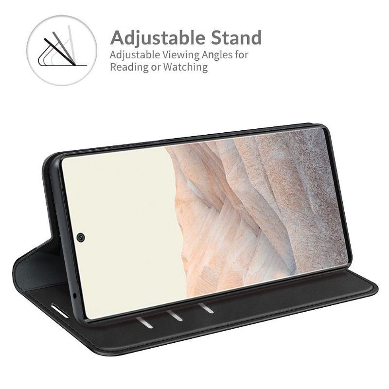 Case do Google Pixel 6 Pro Biznes Faux Skórzany Stojak Funkcyjny