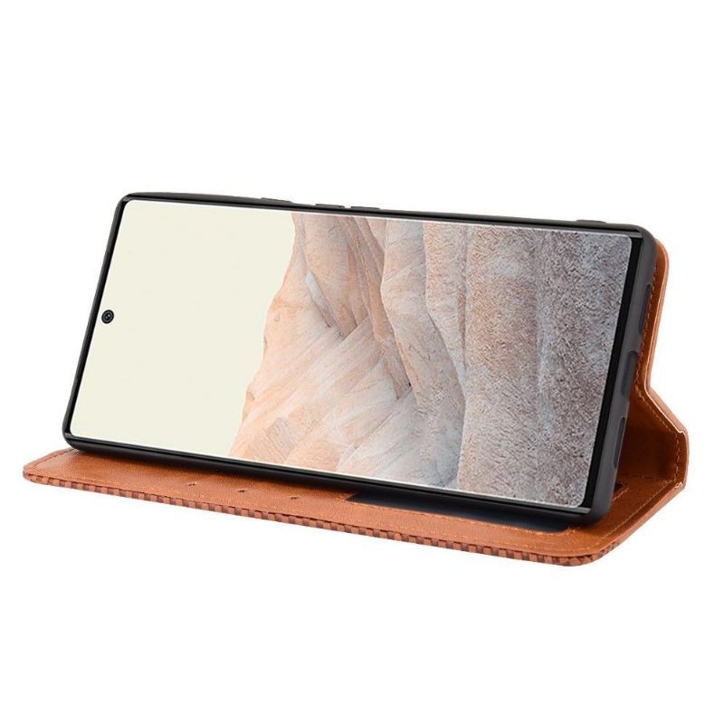 Etui do Google Pixel 6 Pro Anti-fall Cirénius Style Skóra