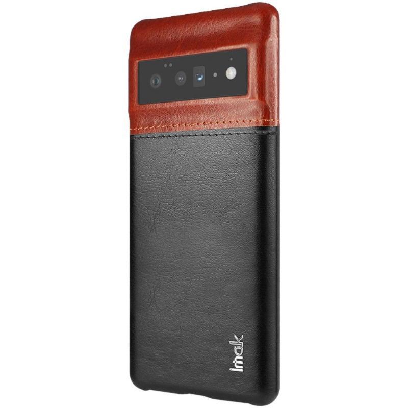 Etui do Google Pixel 6 Pro Classic Imak Dwukolorowa Sztuczna Skóra