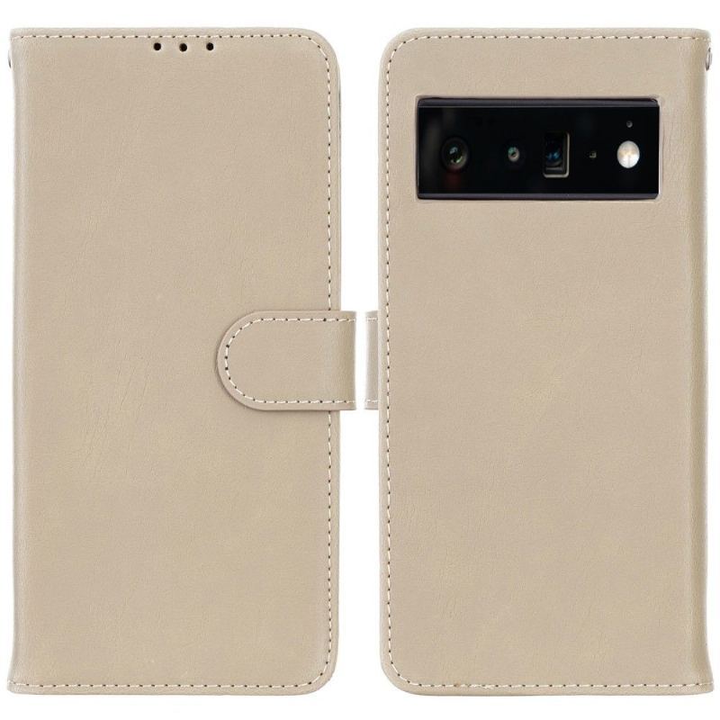 Etui do Google Pixel 6 Pro Etui Folio Retro Faux Leather Folio