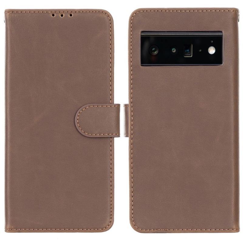 Etui do Google Pixel 6 Pro Etui Folio Retro Faux Leather Folio