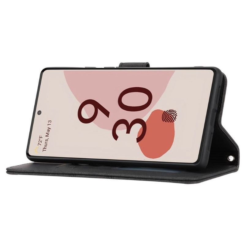 Etui Folio do Google Pixel 6 Pro Jackie Faux Leather