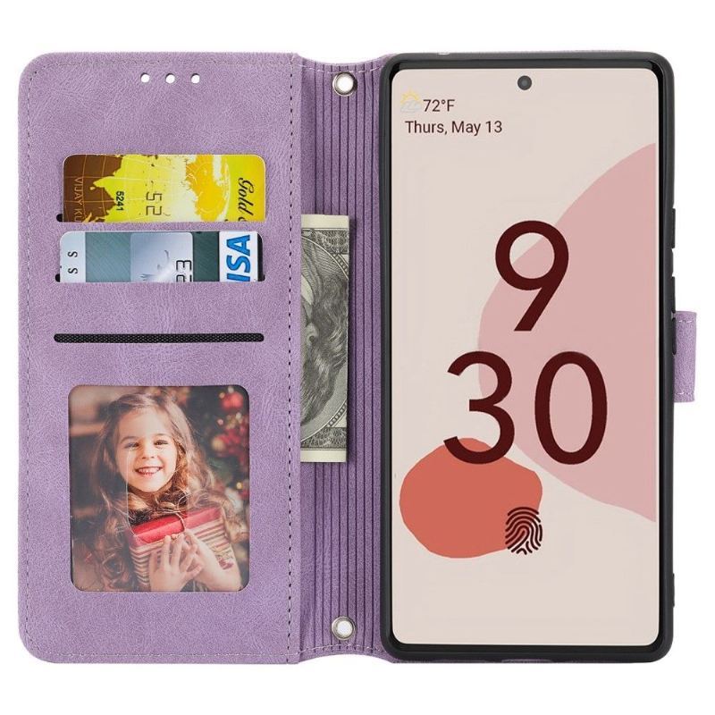 Etui Folio do Google Pixel 6 Pro Jackie Faux Leather