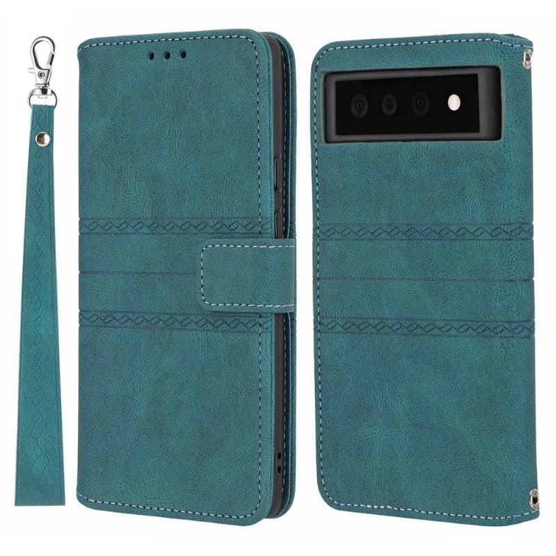 Etui Folio do Google Pixel 6 Pro Jackie Faux Leather