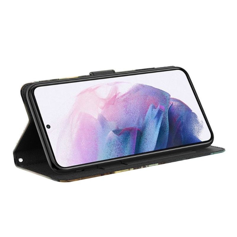 Etui Folio do Google Pixel 6 Pro Kwiaty Koronki