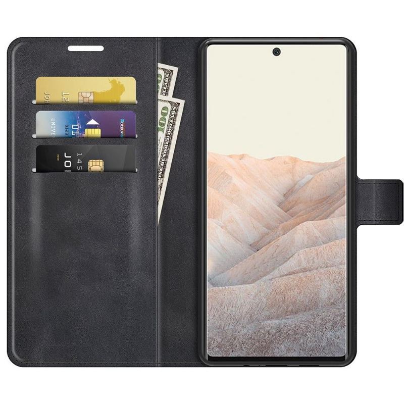 Etui Folio do Google Pixel 6 Pro Portfel Style Skórzane