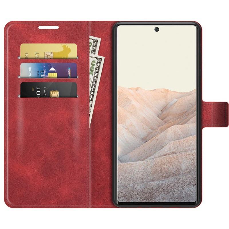 Etui Folio do Google Pixel 6 Pro Portfel Style Skórzane