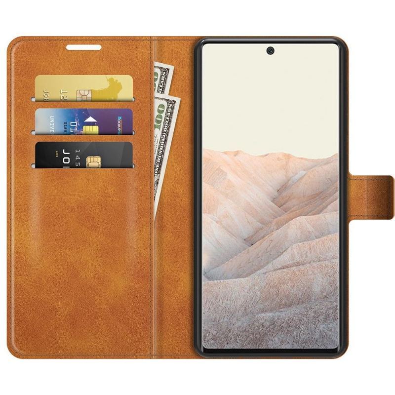 Etui Folio do Google Pixel 6 Pro Portfel Style Skórzane