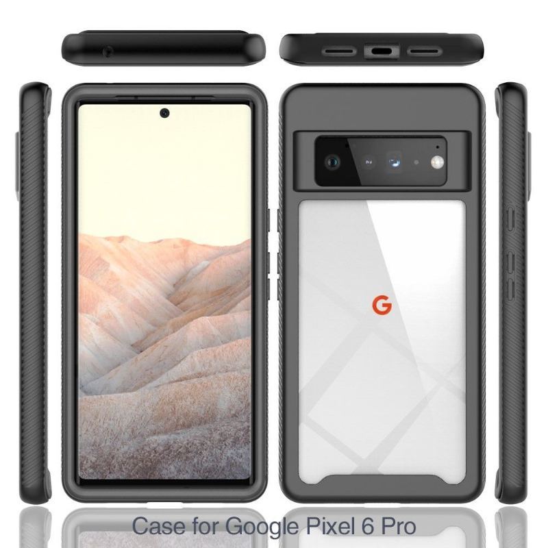 Futerały do Google Pixel 6 Pro Hybrid Shockproof Clear Back