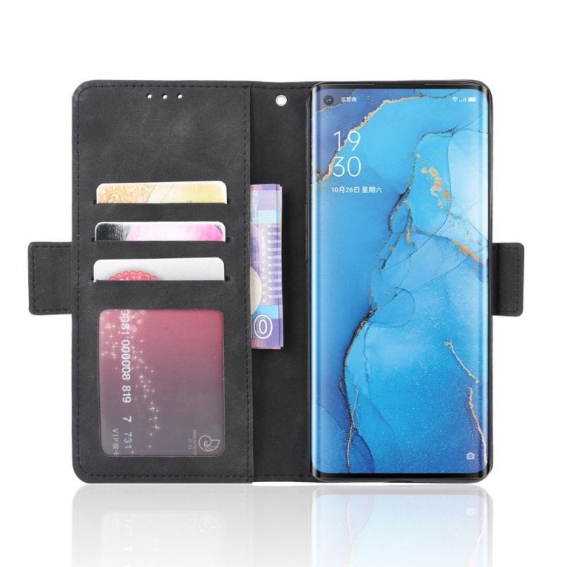 Etui Na Telefon Pokrowce do Oppo Find X2 Neo Biznes Premium Z Posiadaczem Karty