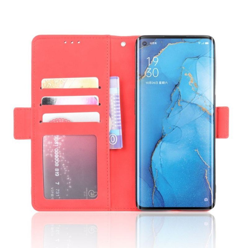 Etui Na Telefon Pokrowce do Oppo Find X2 Neo Biznes Premium Z Posiadaczem Karty