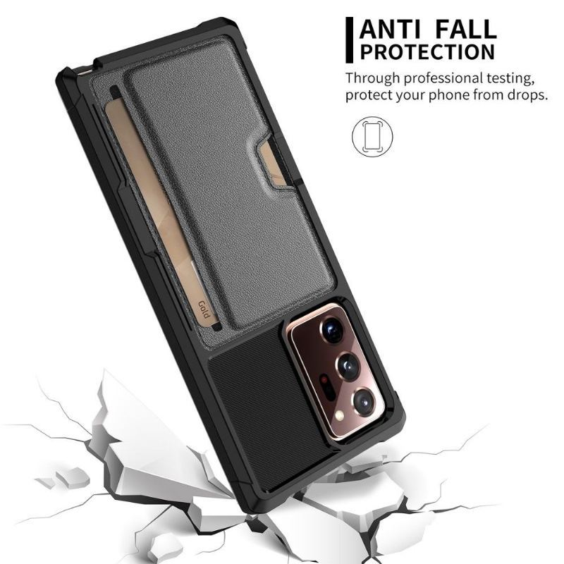 Etui do Samsung Galaxy Note 20 Ultra Anti-fall Hybrydowy Uchwyt Na Karty