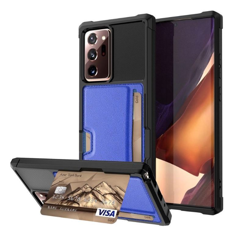 Etui do Samsung Galaxy Note 20 Ultra Anti-fall Hybrydowy Uchwyt Na Karty