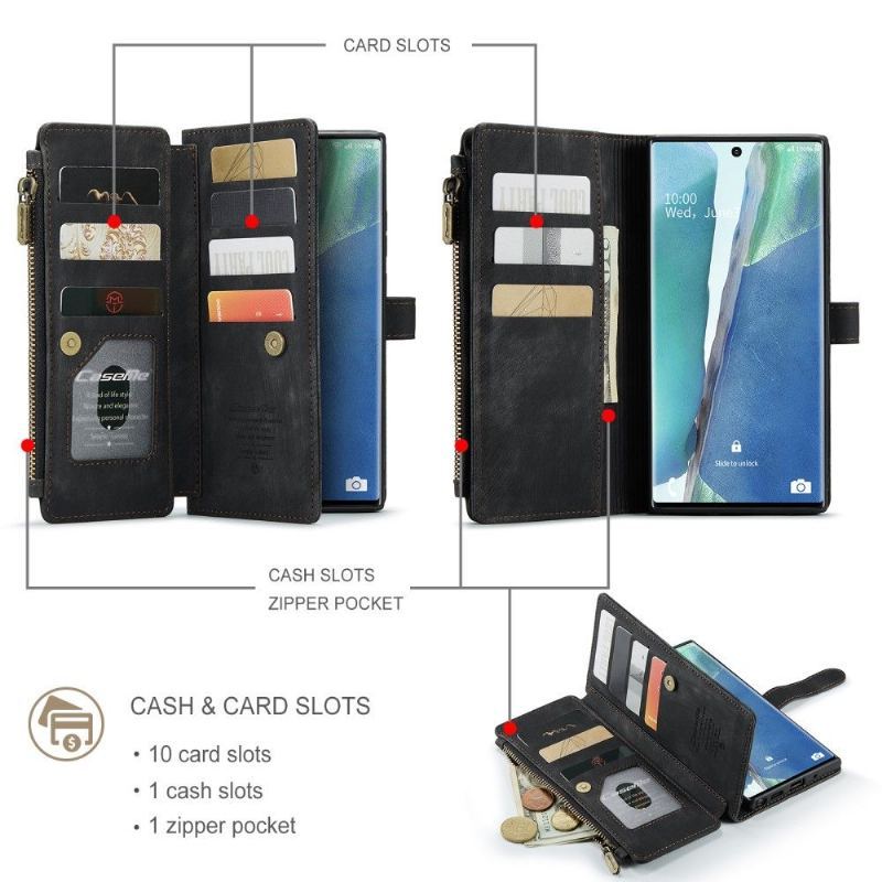 Etui Folio do Samsung Galaxy Note 20 Ultra Pojemnik Na Karty Serii C30