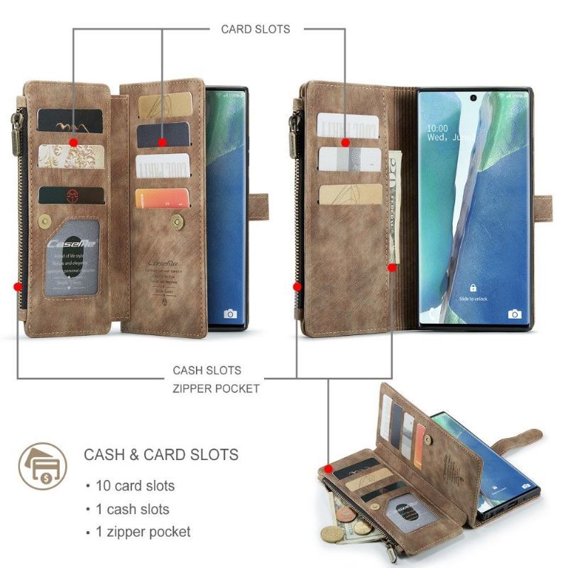 Etui Folio do Samsung Galaxy Note 20 Ultra Pojemnik Na Karty Serii C30