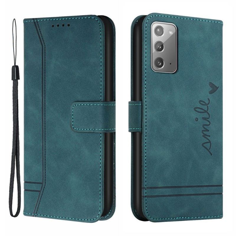 Etui Folio do Samsung Galaxy Note 20 Ultra Uśmiech Linii