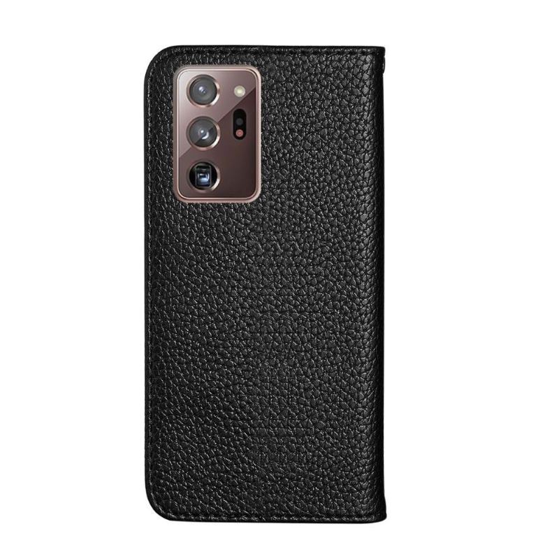 Etui Na Telefon do Samsung Galaxy Note 20 Ultra Anti-fall Etui Folio Ziarnista Sztuczna Skóra