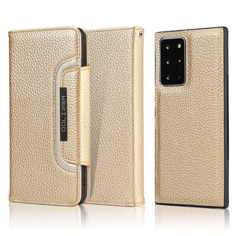 Etui Etui Na Telefon Pokrowce do Samsung Galaxy Note 20 Ultra Biznes Klasyczna Sztuczna Skóra