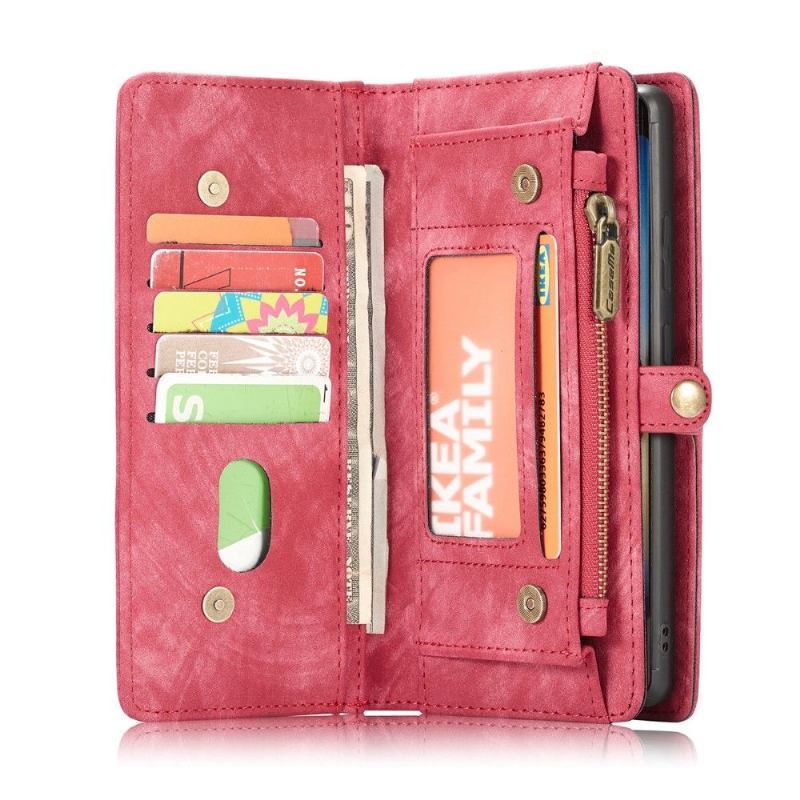 Futerały Etui Folio do Samsung Galaxy Note 20 Ultra 2w1 Czerwony Zielony