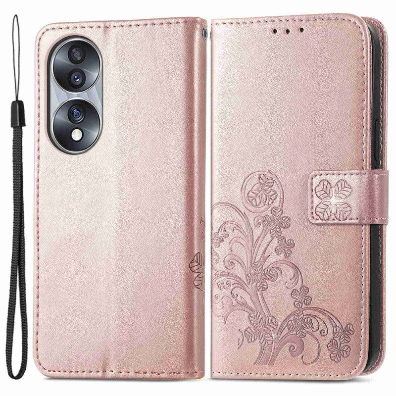 Etui Folio do Honor 70 Azjatyckie Kwiaty