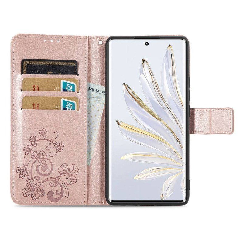 Etui Folio do Honor 70 Azjatyckie Kwiaty