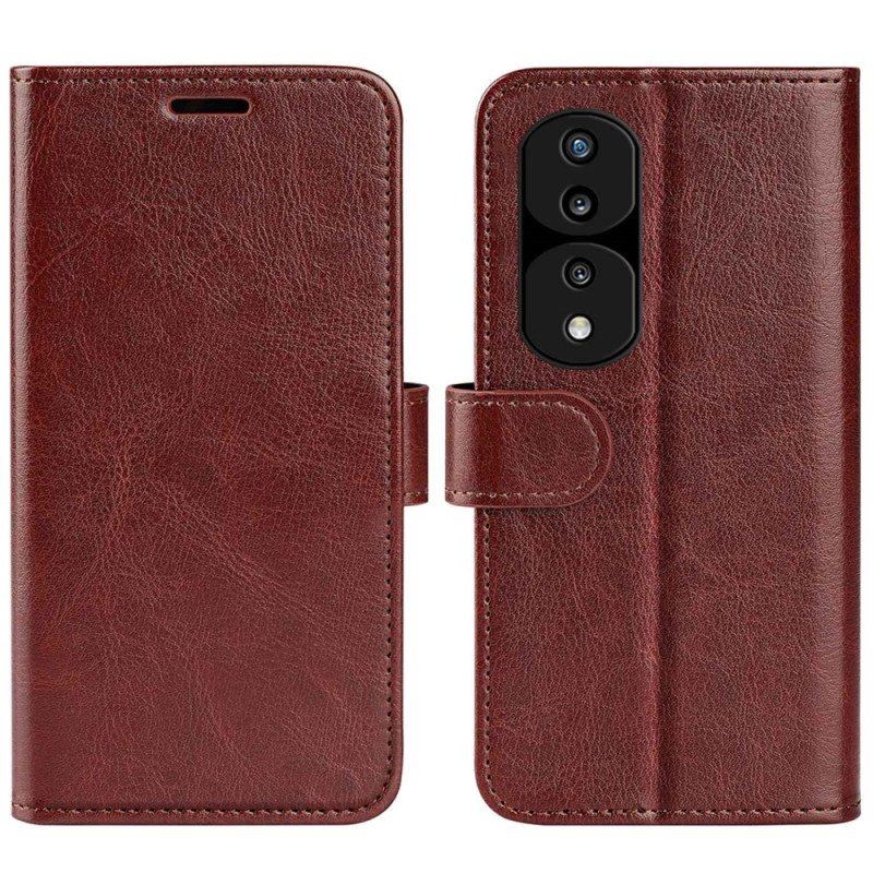 Etui Folio do Honor 70 Designerski Efekt Skóry