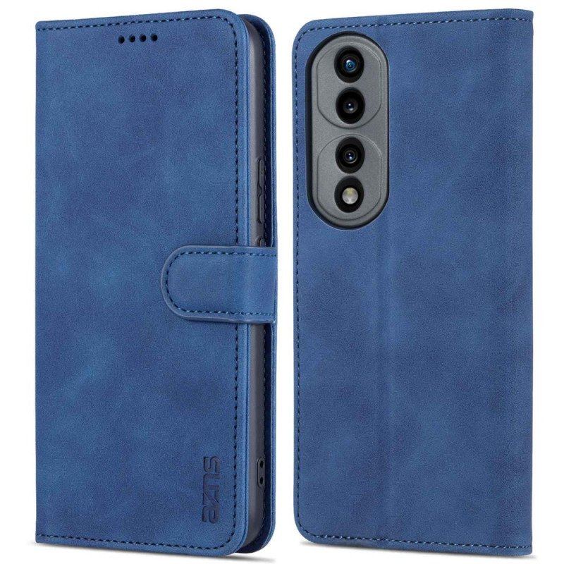 Etui Folio do Honor 70 Efekt Skóry Azns