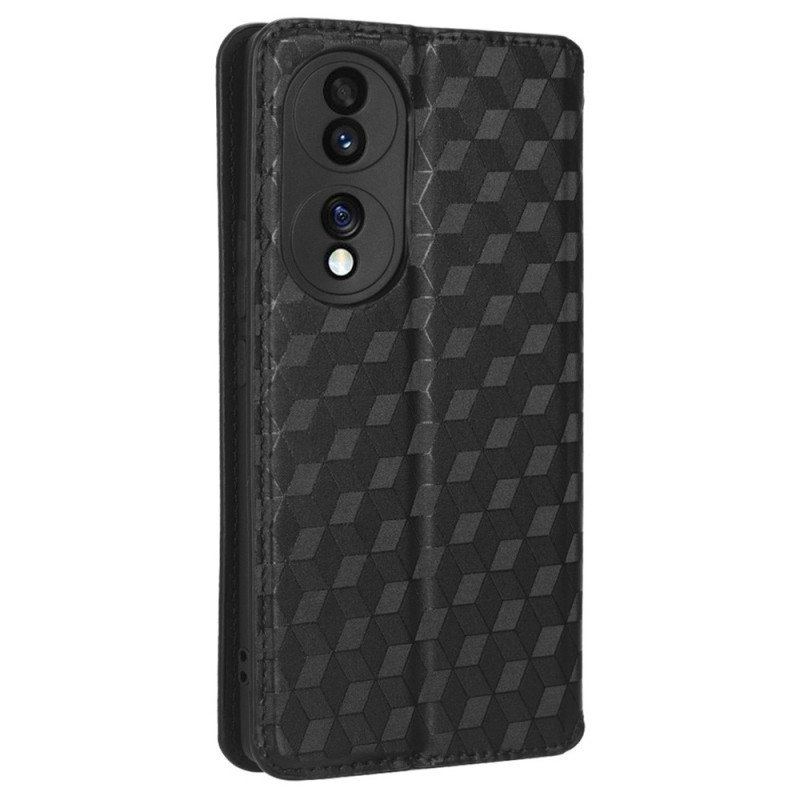 Etui Na Telefon do Honor 70 Etui Folio Kostki 3d