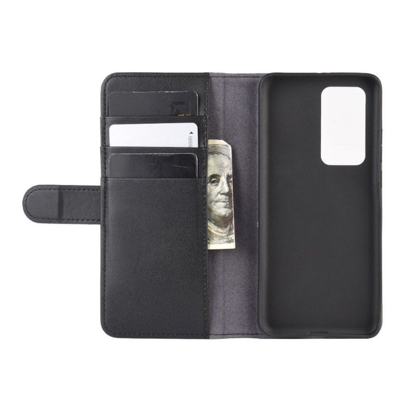 Case do Huawei P40 Etui Folio Premium Skóra