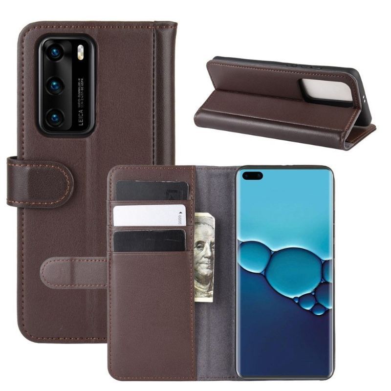 Case do Huawei P40 Etui Folio Premium Skóra