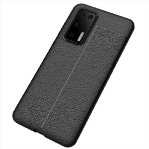 Etui do Huawei P40 Classic Ziarnisty Żel Wykończenie