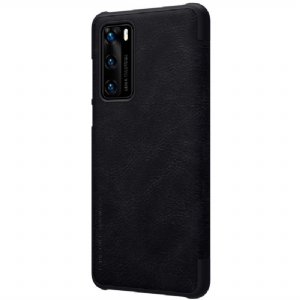 Obudowa Etui Na Telefon do Huawei P40 Qin Series Nillkin Faux Leather