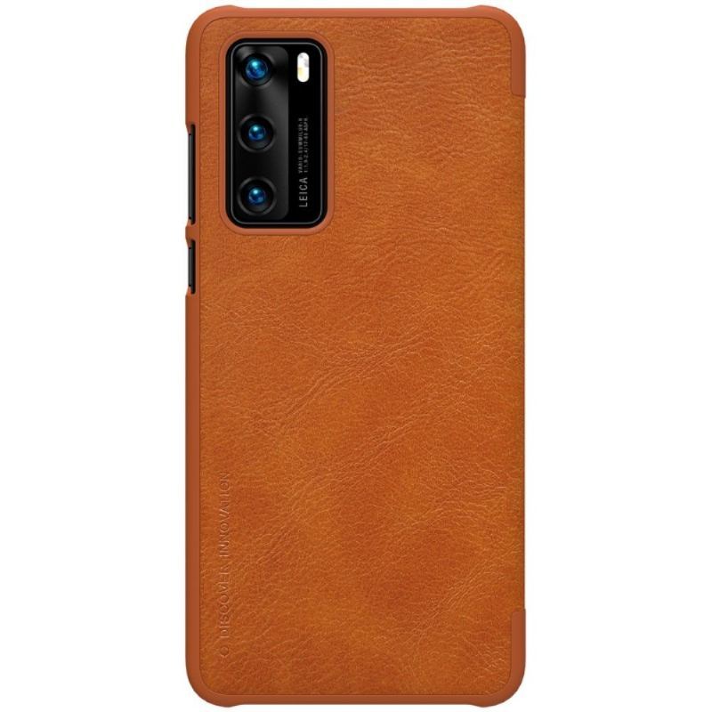 Obudowa Etui Na Telefon do Huawei P40 Qin Series Nillkin Faux Leather