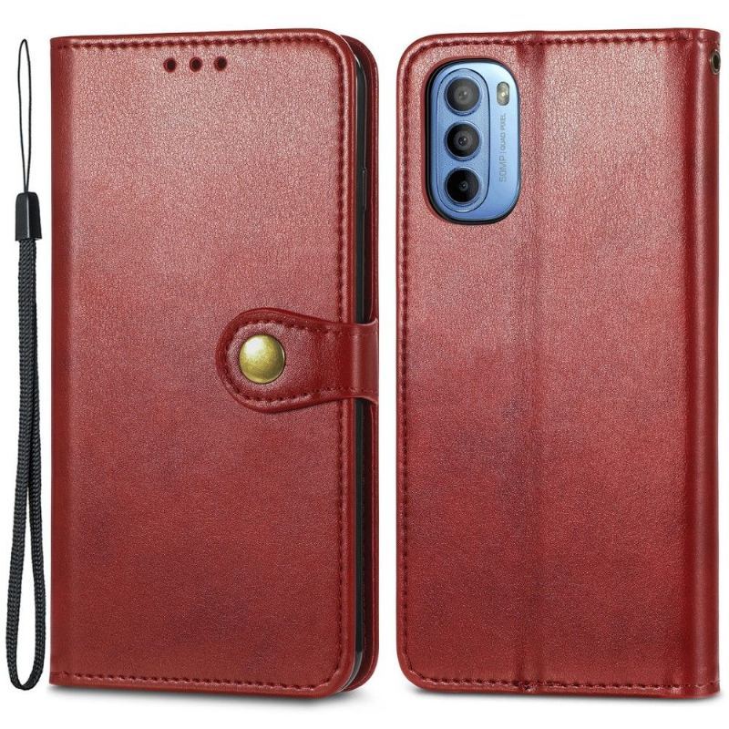 Etui Folio do Motorola Moto G31 / Moto G41 Classic Indila Etui Na Karty Ze Sztucznej Skóry