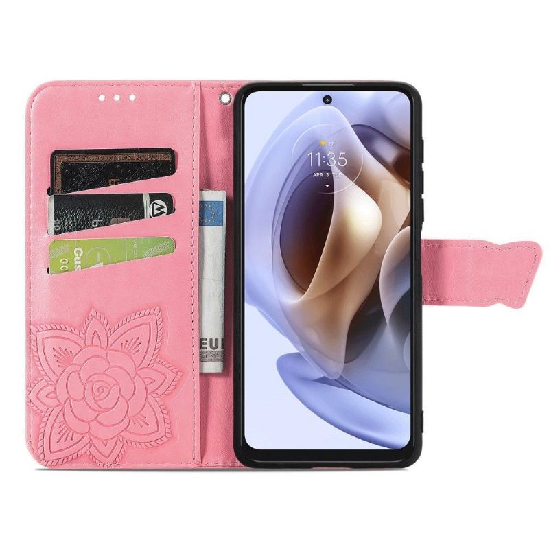 Etui Folio do Motorola Moto G31 / Moto G41 Classic Motyl Ulga