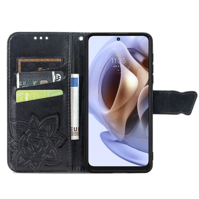 Etui Folio do Motorola Moto G31 / Moto G41 Classic Motyl Ulga