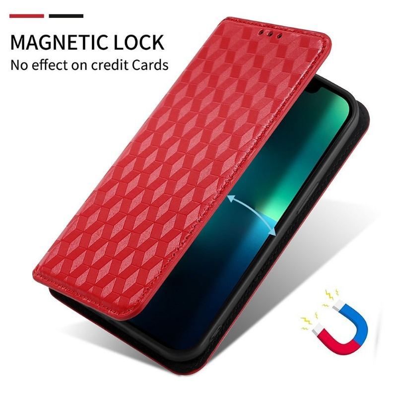 Etui Folio do Motorola Moto G31 / Moto G41 Classic Skórzany Futerał Geometria Projektu