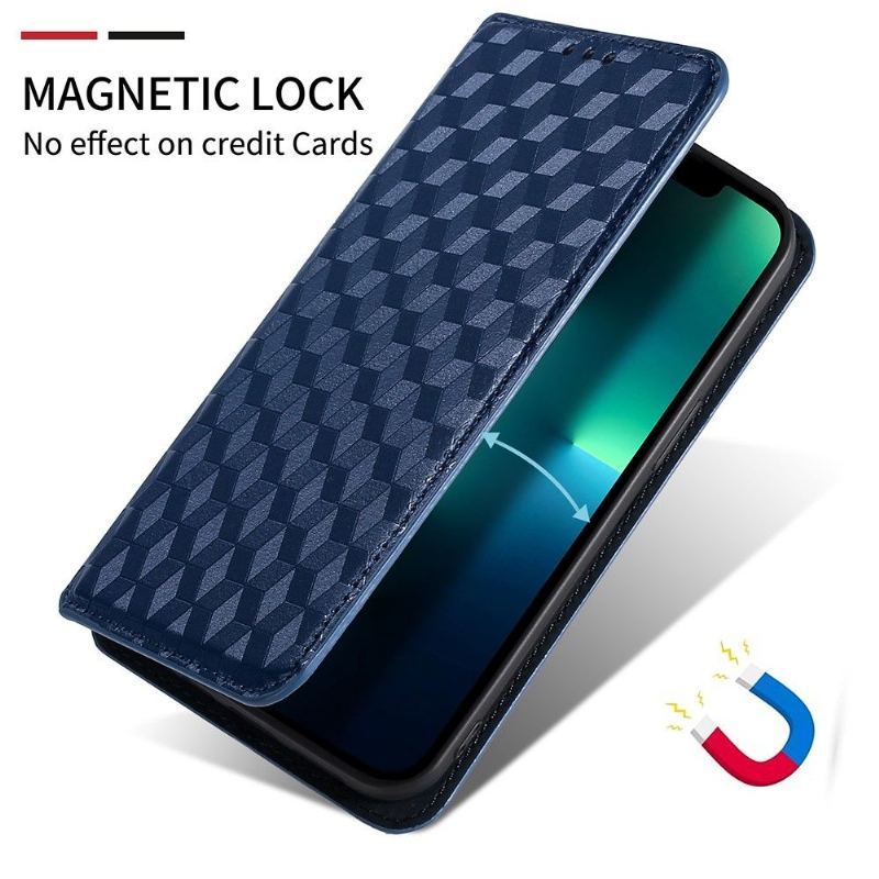 Etui Folio do Motorola Moto G31 / Moto G41 Classic Skórzany Futerał Geometria Projektu