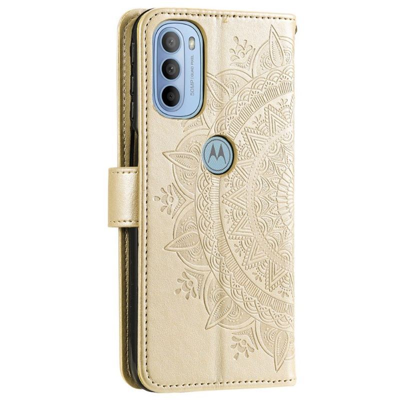 Etui Folio do Motorola Moto G31 / Moto G41 Mandala Sun